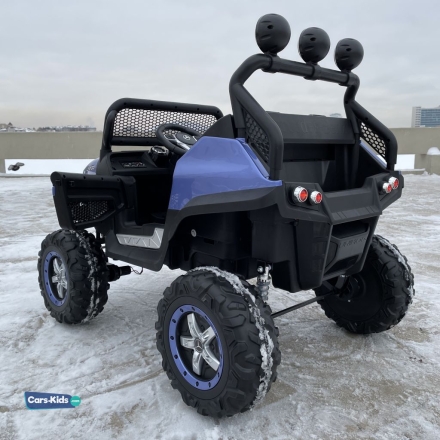 Электромобиль Mercedes-Benz Unimog Concept Mini 4WD синий оптом, фото 11