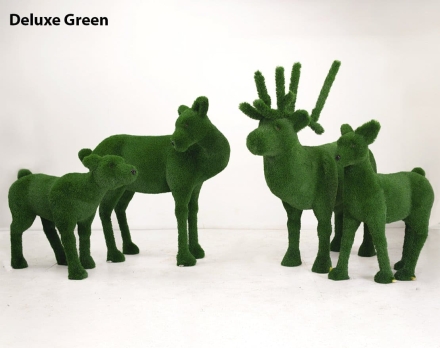 Топиари композиция олени 4 шт - газон Deluxe Green оптом, фото 1