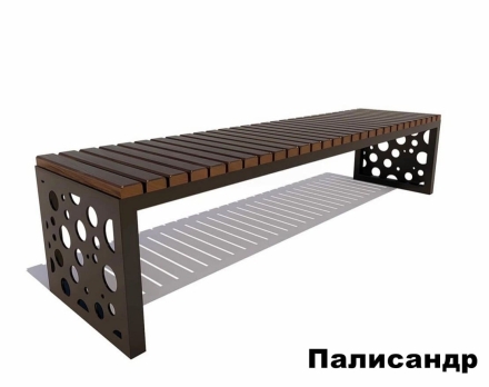 Скамейка садовая Адлер, Лиственница 0,6 м оптом, фото 1