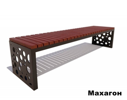 Скамейка садовая Адлер, Лиственница 0,6 м оптом, фото 3