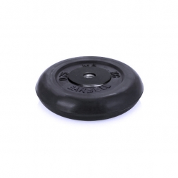 Диск обрезиненный Barbell d 26 мм чёрный 0,75 кг