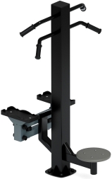 Степ+Твистер (серый) - Уличный тренажер - СТ 019-13, фото 1 Степ+Твистер (серый) - Уличный тренажер - СТ 019-13, фото 1