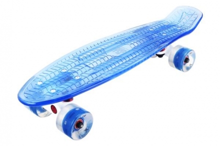 Скейтборд прозрачный Playshion 22″ FS-PS002 со светящимися колесами оптом, фото 8
