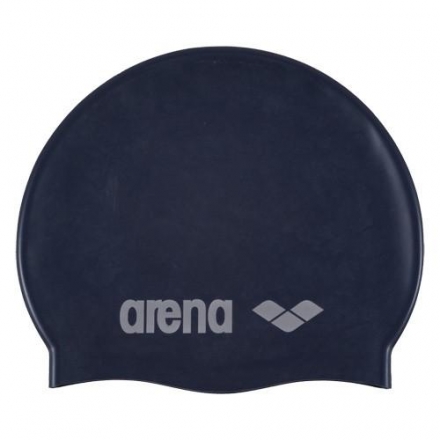 Шапочка для плавания &quot;ARENA Classic Silicone Jr&quot;, детская, темно-синий, силикон оптом, фото 1