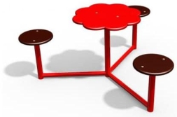 Детский столик Треугольник CКИ 128 для игровой площадки