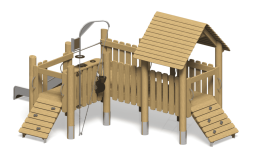 Игровой комплекс Эко ИК-140 для детской площадки, фото 2