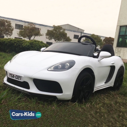 Электромобиль Porsche Cayman 180W белый оптом, фото 5