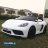 Электромобиль Porsche Cayman 180W белый оптом