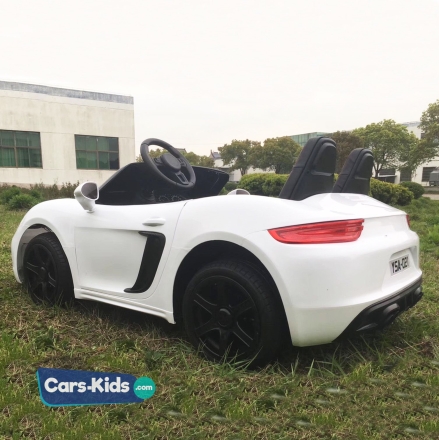 Электромобиль Porsche Cayman 180W белый оптом, фото 2