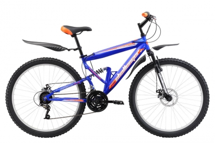 Велосипед Challenger Desperado FS 26 D сине-оранжевый 18&#039;&#039; оптом, фото 1