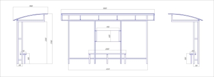 Автобусный павильон &quot;Стандарт-1&quot; оптом, фото 5