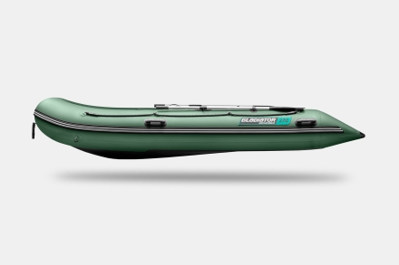 Gladiator B 370 AL LIGHT Зеленый моторная лодка ПВХ Алюминиевый пайол оптом, фото 5