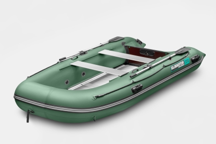 Gladiator B 370 AL LIGHT Зеленый моторная лодка ПВХ Алюминиевый пайол оптом, фото 1
