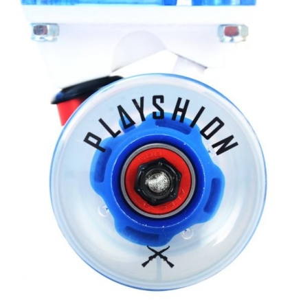 Скейтборд прозрачный Playshion 27″ FS-LS002 со светящимися колесами и декой оптом, фото 6