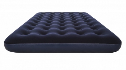 67287 Матрас надувной флок Flocked Air Bed - Air Pump (Double) 191х137х22см, электронасос оптом, фото 1