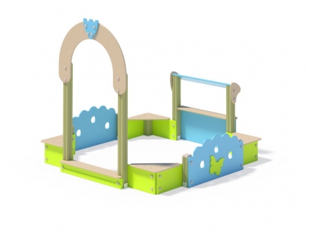 МФ 3.111 Песочница со спойлером и аркой оптом, фото 1