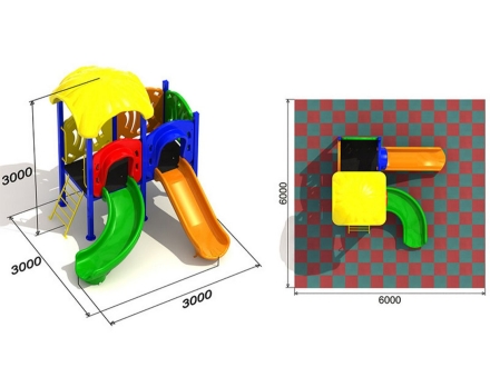 Детская площадка Лимпопо 3.2.2 оптом, фото 3