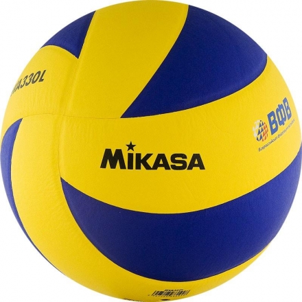 Мяч волейбольный игровой &quot;MIKASA&quot;, размер 5, логотип ВФВ оптом, фото 1