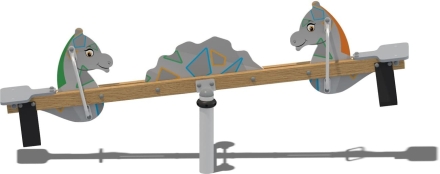 Качели-балансир Галоп КЧ101.00.1 для детских площадок оптом, фото 2