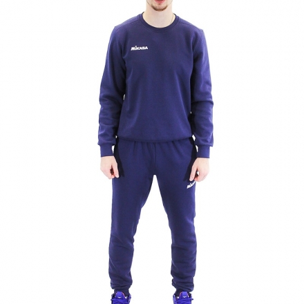 Костюм тренировочный муж. &quot;MIKASA&quot;, арт. MT547-036-2XL, р.2XL, хлопок, полиэстер, утепл-й, т.синий оптом, фото 1