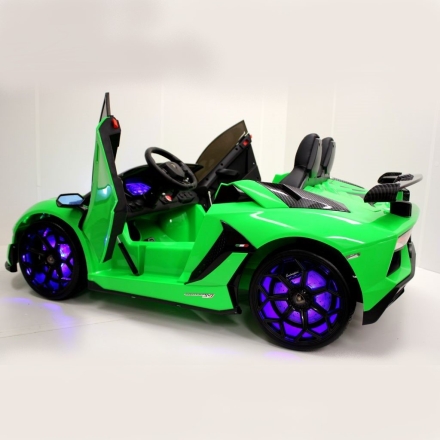 Электромобиль Lamborghini Aventador SVJ 24V зеленый оптом, фото 7