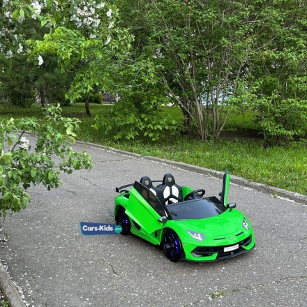 Электромобиль Lamborghini Aventador SVJ 24V зеленый оптом, фото 3