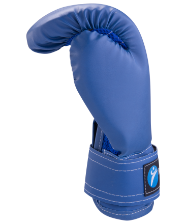Перчатки боксерские Rusco 10oz, к/з, синие оптом, фото 3