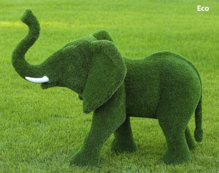 Топиари слон Африканский - газон Eco оптом, фото 1