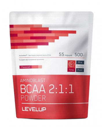Добавка Level Up AMINOBLAST BCAA Powder 500гр оптом, фото 1