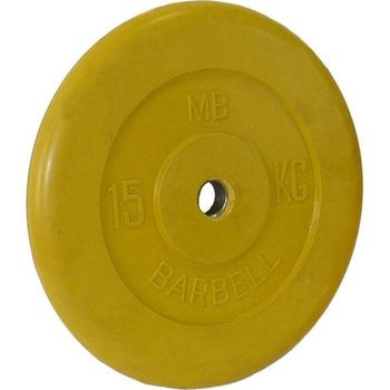 Диск обрезиненный цветной BARBELL 15 кг., d31мм оптом, фото 1