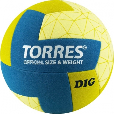 Мяч волейбольный TORRES DIG р.5 V22145 оптом, фото 1