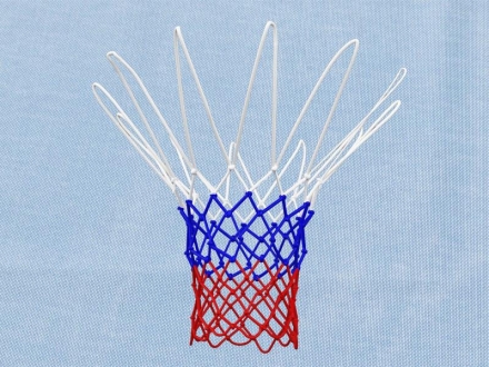 Сетка баскетбольная игровая, импорт, 3-цв., (4,0)  шт оптом, фото 1
