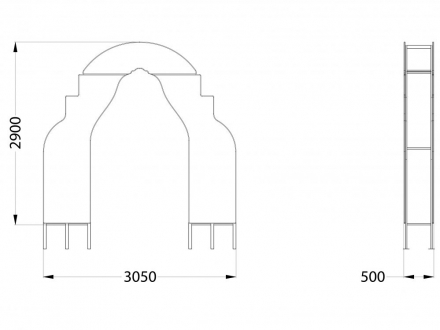 МФ 7.221 Входная Арка Граффити оптом, фото 2