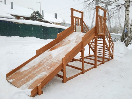 Зимняя горка Snow Fox Start (скат 4 м) оптом, фото 7