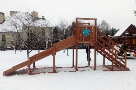 Зимняя горка Snow Fox Start (скат 4 м) оптом, фото 2