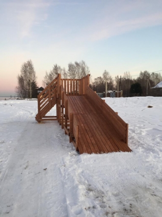 Деревянная горка SWAN-1 оптом, фото 6