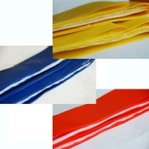 Карманы для антенн для сеток пляжного волейбола "KV.REZAC", на липучках, сине-черный Карманы для антенн для сеток пляжного волейбола "KV.REZAC", на липучках, сине-черный