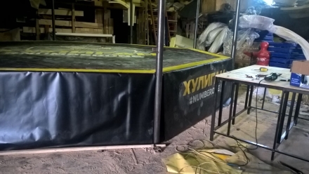 Восьмиугольный ринг ММА на помосте d=7 м (высота помоста 0,5 м) оптом, фото 3