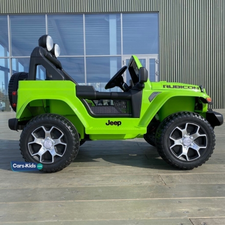 Электромобиль Jeep Rubicon 4WD зеленый оптом, фото 4