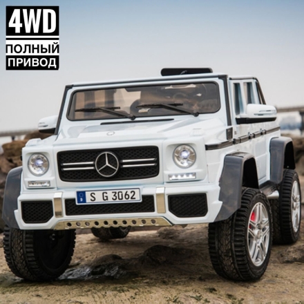 Электромобиль Mercedes-Benz Maybach G650 AMG 4WD белый оптом, фото 1