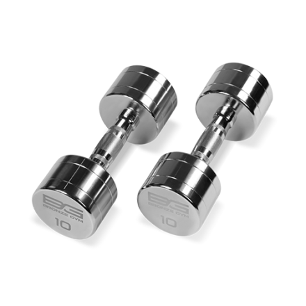 BRONZE GYM BG-PA-DB-C10 Гантель хромированная 10 кг оптом, фото 1