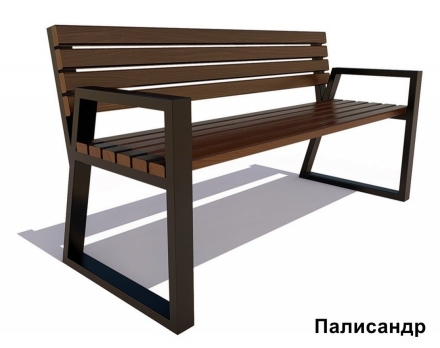 Скамейка уличная Кёльн, Сосна 0,6 м оптом, фото 4