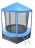 Батут OPTIFIT Like Blue 8ft 2,44 м с синей крышей оптом