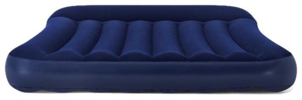 67681 Матрас надувной флок Tritech Airbed, 191x137x30см,с подголовником оптом, фото 1