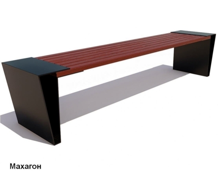 Скамейка уличная Мегаполис, Сосна 1,2 м оптом, фото 5
