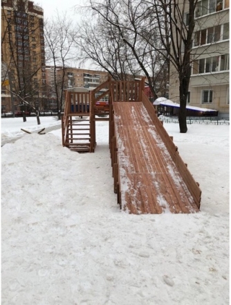 Зимняя горка SWAN-2 для тюбинга оптом, фото 5