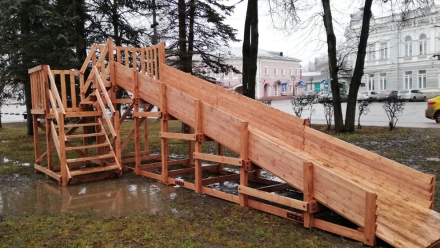 Зимняя горка SWAN-2 для тюбинга оптом, фото 6