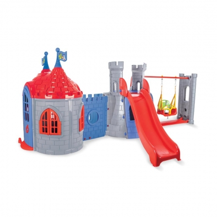 Игровой комплекс с домиком принцессы, горкой и качелью Pilsan Castle Slide (07-966) оптом, фото 2