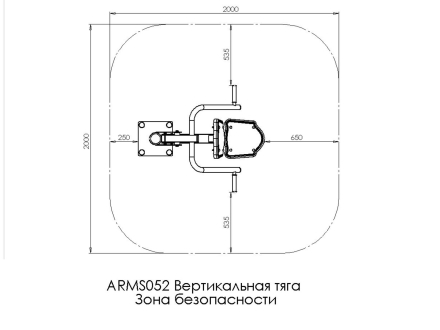 Вертикальная тяга ARMS052 оптом, фото 3
