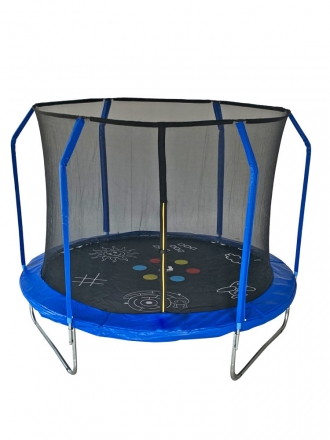 Батут 6FT 1,83м SportElite GAME FR-50-6FT (фиберглас с принтом, защитной сеткой внутрь) оптом, фото 1